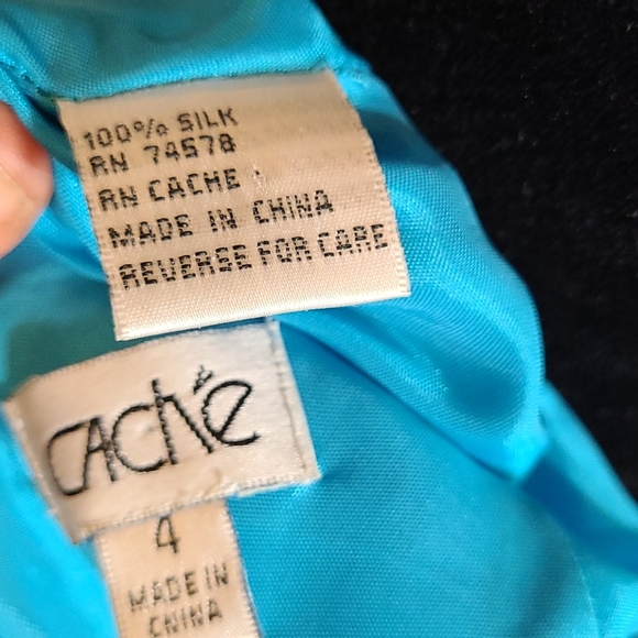 Stunning 100% silk CACHE gown! - Picture 7 of 8